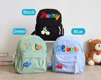 Personalized Toddler Backpac | Kindergarten Gift | Kids Back to School | Children's School Bag for Girls Boys