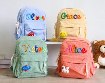 Personalized Toddler Backpack with Name | Kindergarten Gift | Kids Back to School | Children's School Bag for Girls Boys