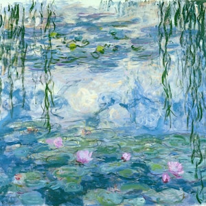 Paint By Number Kit | Water Lilies By Claude Monet | Paint by number kit adult | Paint by numbers | Diy paint by number