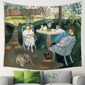 Henri Matisse Tapestry, Tea By Henri Matisse, Matisse Fabric, Matisse Backdrop Style A