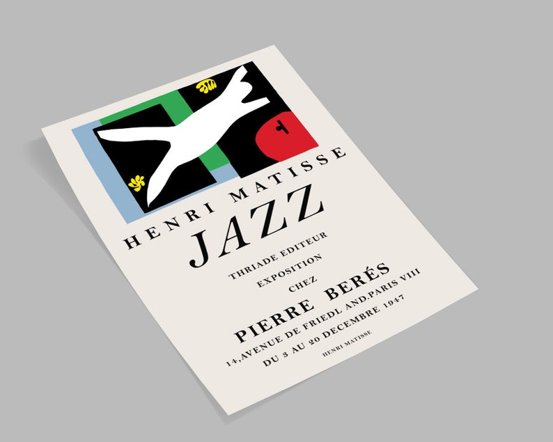 Matiss Art Print Jazz By Henri Matisse Matisse Poster Matisse Exhibition