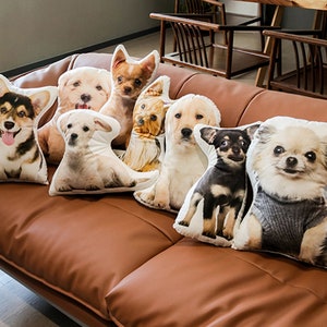 Almohada personalizada para mascotas / Almohada personalizada / Regalo conmemorativo de mascotas / Almohada con forma personalizada / Almohada para perros / Almohada para gatos / Regalo para amantes de las mascotas