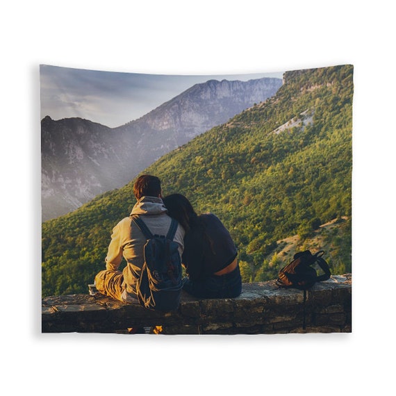 Custom text tapestry sales