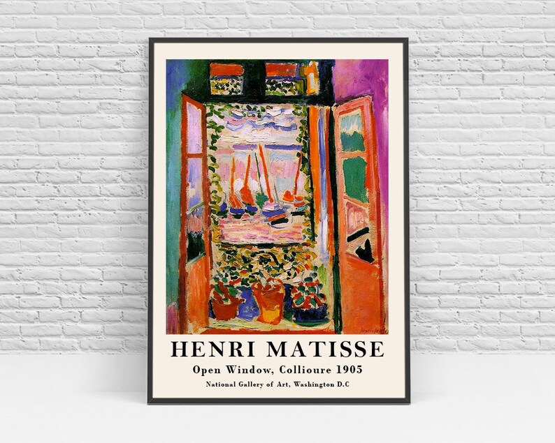 Offenes Fenster Collioure Von Henri Matisse Matisse Poster