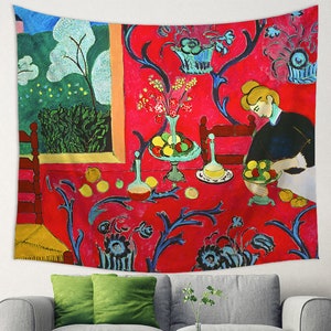 Henri Matisse Tapestry, Tea By Henri Matisse, Matisse Fabric, Matisse Backdrop Style C