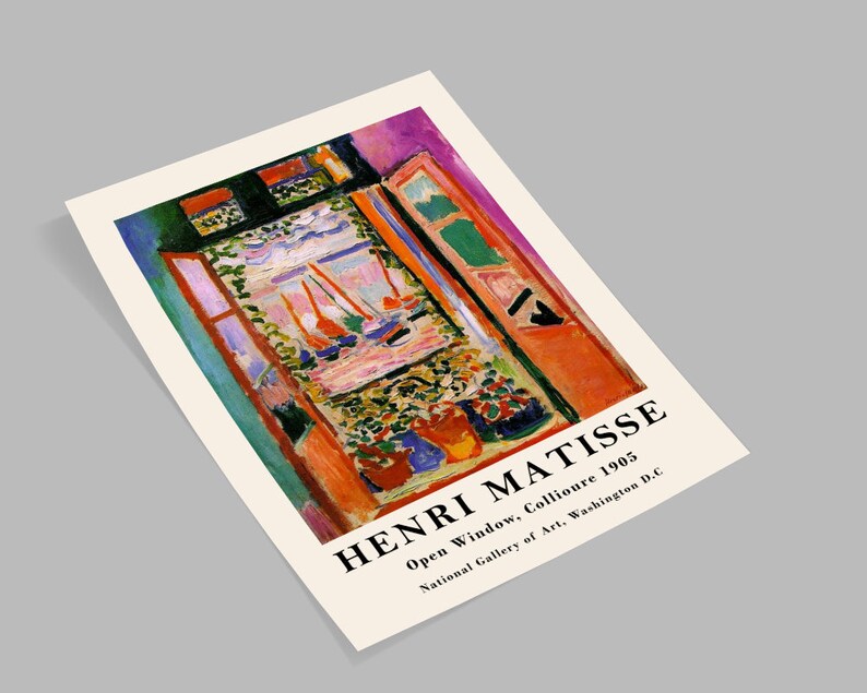 Offenes Fenster Collioure Von Henri Matisse Matisse Poster