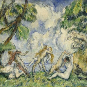 Paint By Number Kit | The Bathers By Paul Cezanne | Paint by number kit adult | Paint by numbers | Diy paint by number