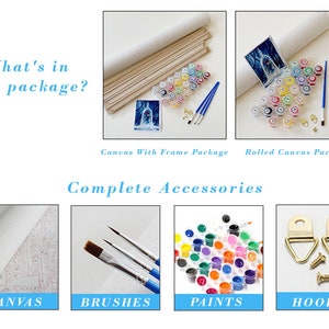 Pode incluir: Um kit de pintura por n&uacute;meros com uma cena de inverno na tela. O kit inclui uma tela, pinc&eacute;is, tintas e ganchos para pendurar a pintura finalizada.