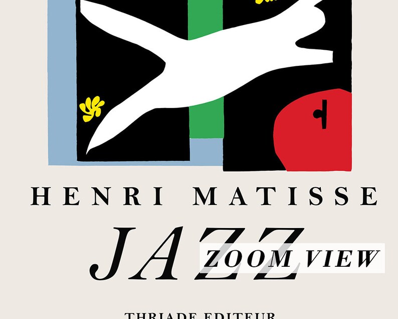 Matiss Art Print Jazz By Henri Matisse Matisse Poster Matisse Exhibition