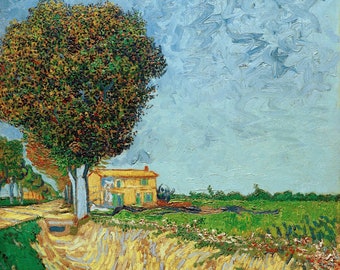 Paint By Number Kit | A Lane Near Arles By Vincent Van Gogh | Paint by number kit adult | Paint by numbers | Diy paint by number