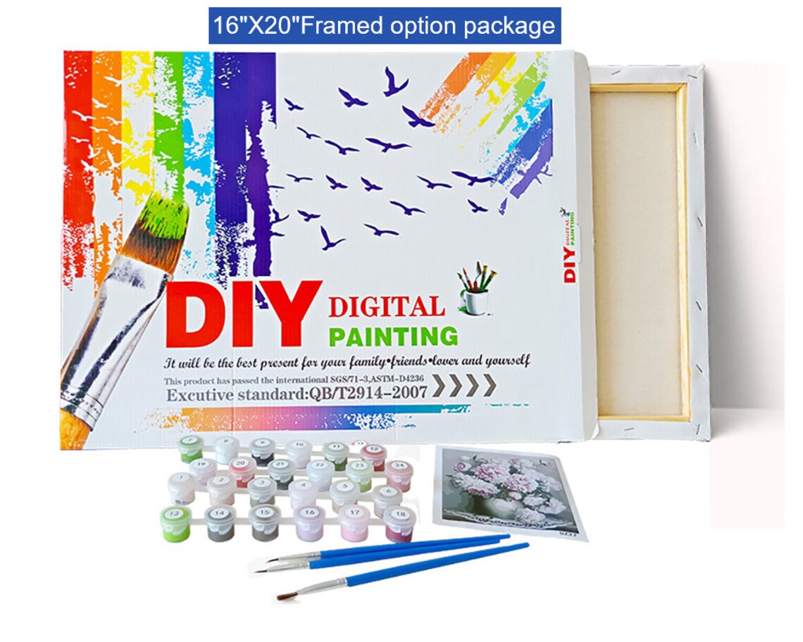 Custom paint by numbers Paint by number kit for adults Etsy