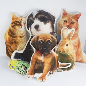 Custom 3d Photo Pillow, Custom Shaped Pillow From Picture, Pet Memorial Gift, Custom  Dog Pillow, Cat Pillow, Pet Lover Gift