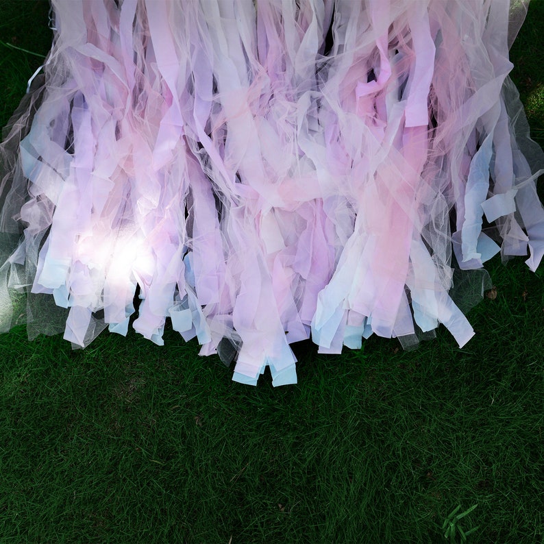 Bubble Pink Streamer Backdrop tulle Table Skirt DIY Kit Etsy