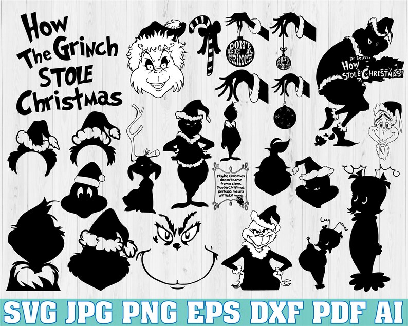 Download Grinch Layered Svg Free For Silhouette - Layered SVG Cut File