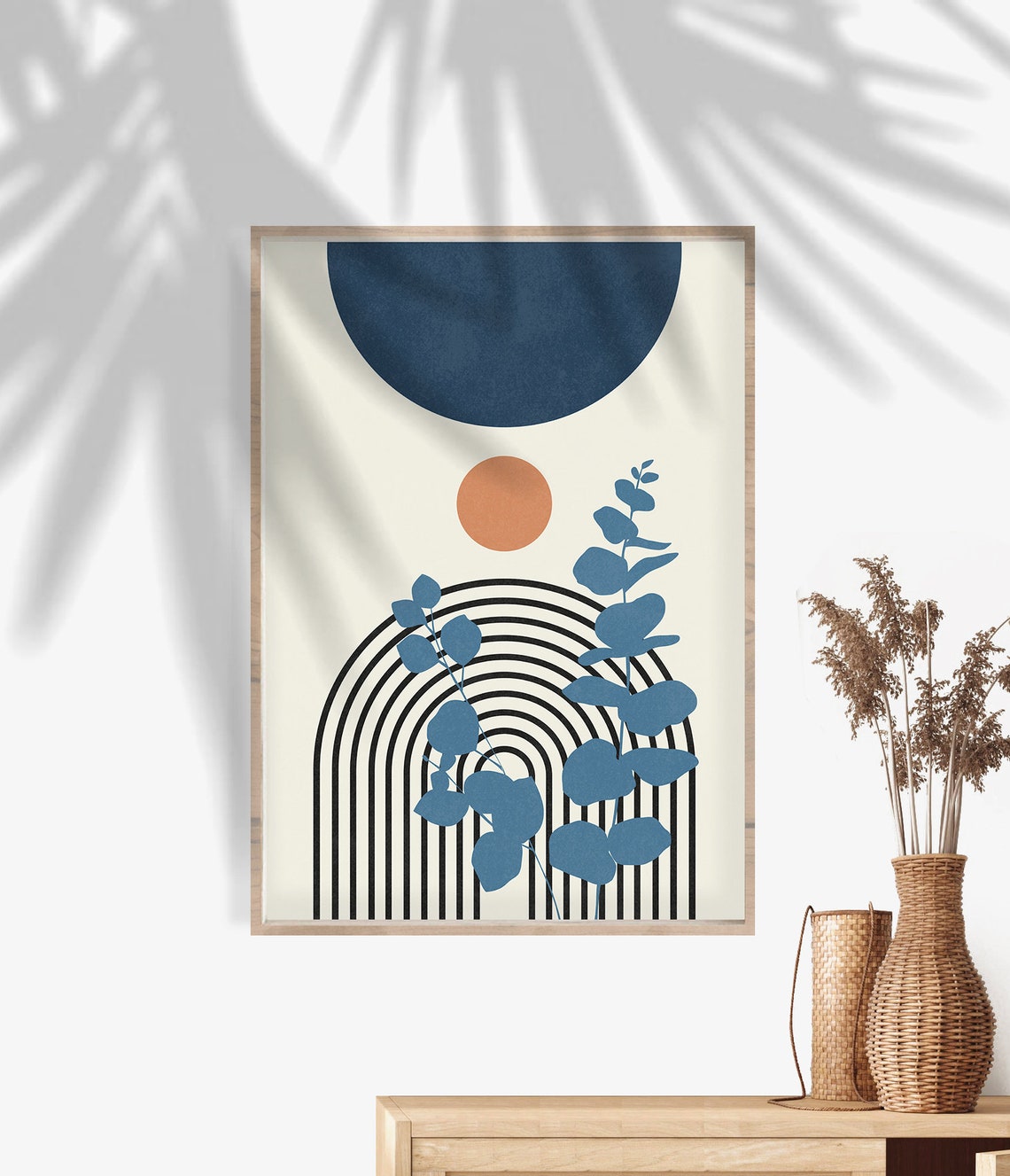 Boho Modern Minimalist Abstract Wall Art Decor Minimalist - Etsy