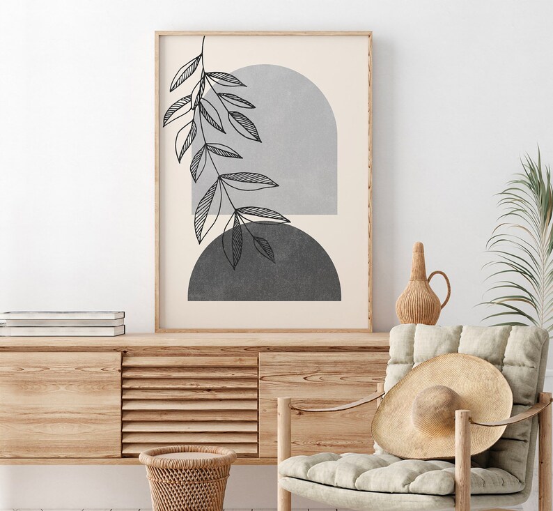 Black and White Boho Art Set of 3 Prints Bundle Printable Etsy