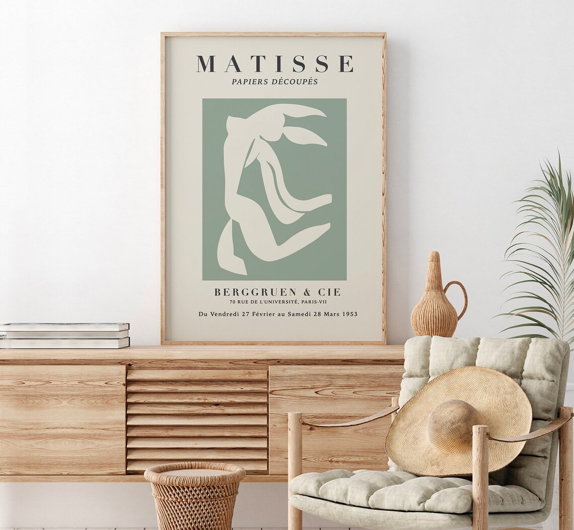 Matisse Wall Art Set of 5 Gallery Wall Set Flower Market Etsy