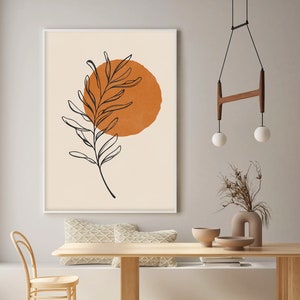 Boho Living Room Wall Art, Gallery Wall Set of 3, Modern Home Decor, Wall Decor Living Room, Printable Wall Art, Abstract Room Decor bild 7