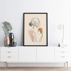 Boho Living Room Wall Art, Gallery Wall Set of 3, Modern Home Decor, Wall Decor Living Room, Printable Wall Art, Abstract Room Decor bild 9