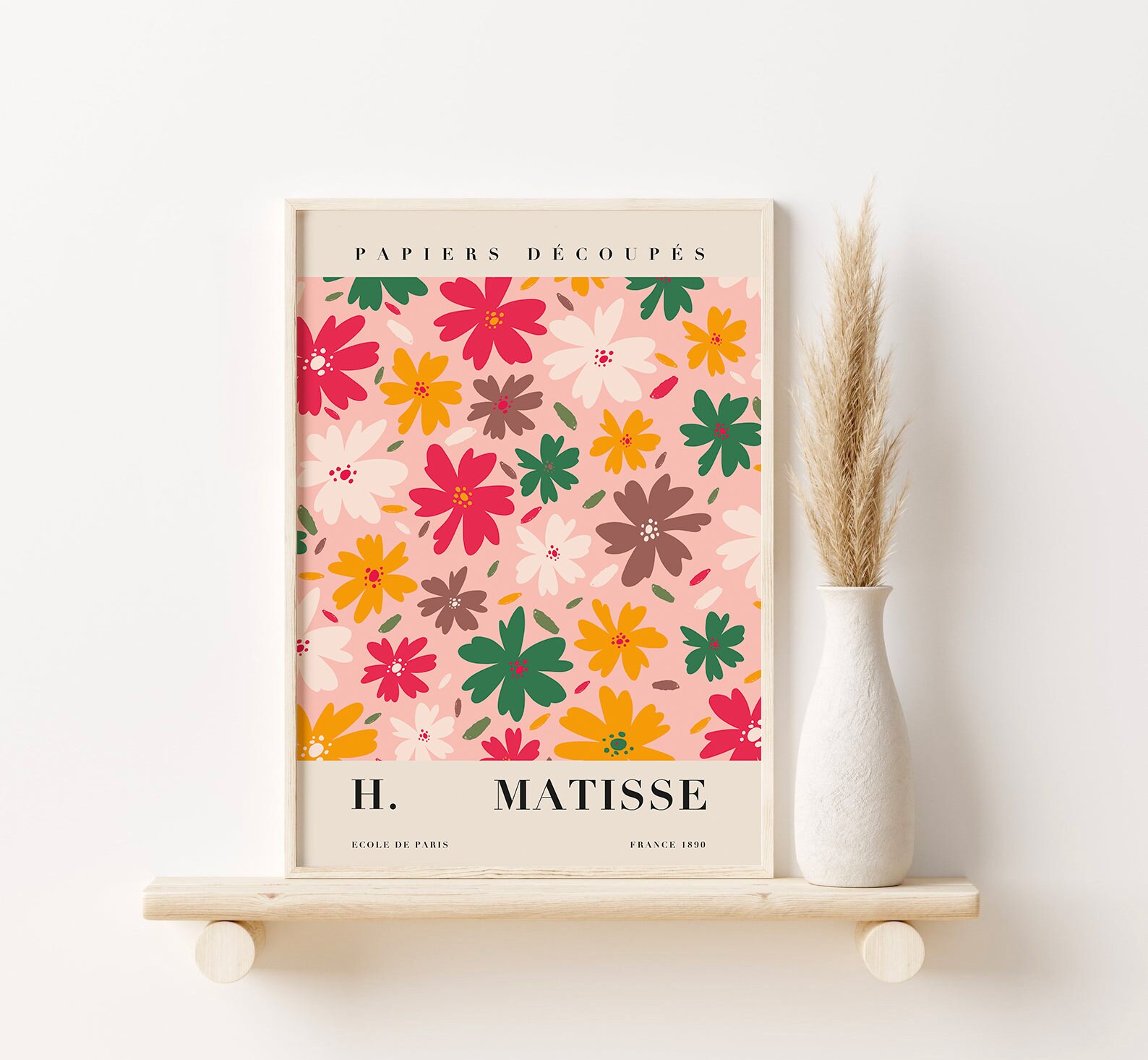 Matisse Cutout Print Henri Matisse Poster Matisse Flower Etsy