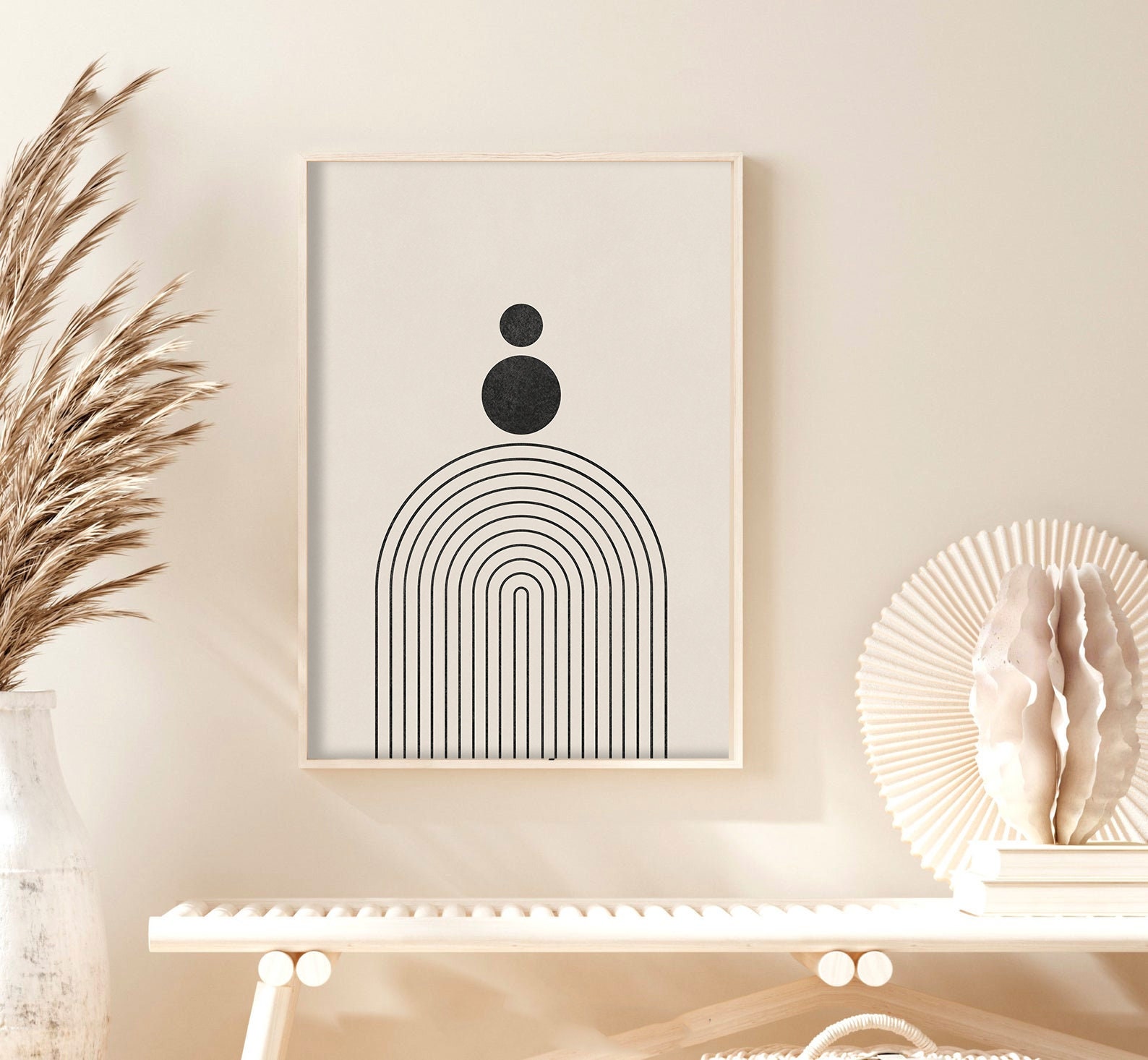 DIGITAL Rainbow Print Rainbow Wall Art Black Rainbow Art Etsy