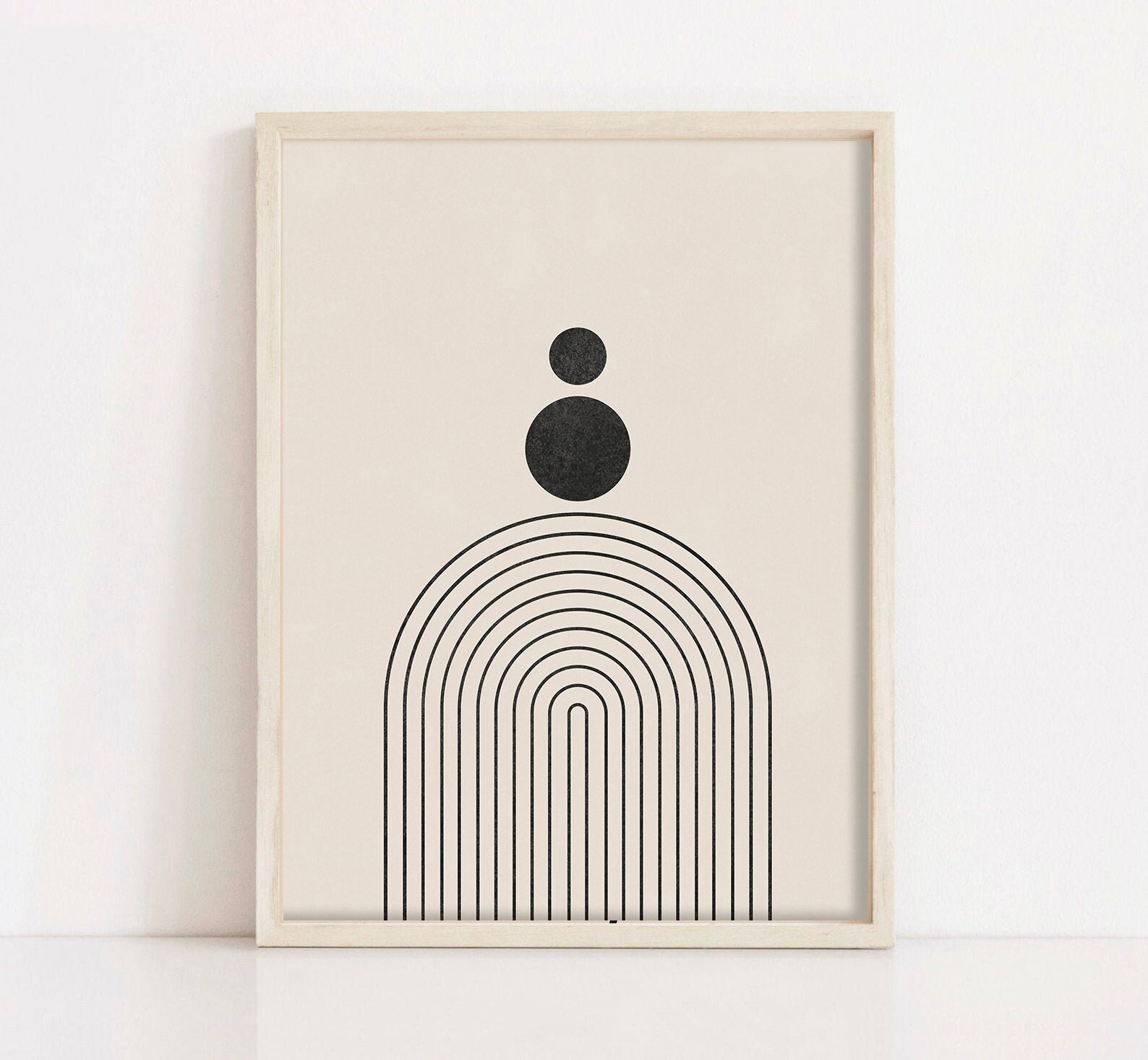 DIGITAL Rainbow Print Rainbow Wall Art Black Rainbow Art Etsy