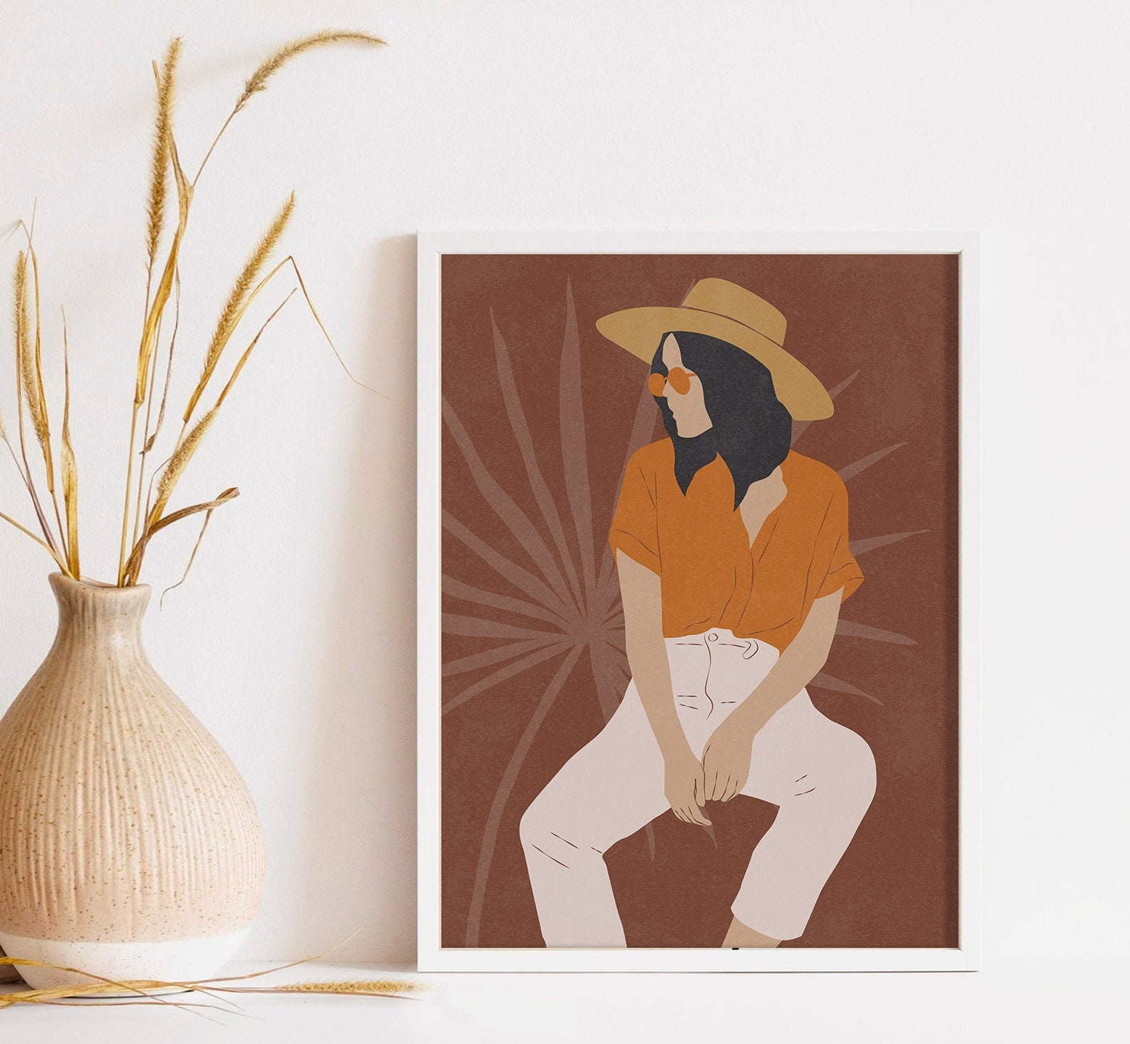 Feminine wall art woman wall art printable wall art Etsy