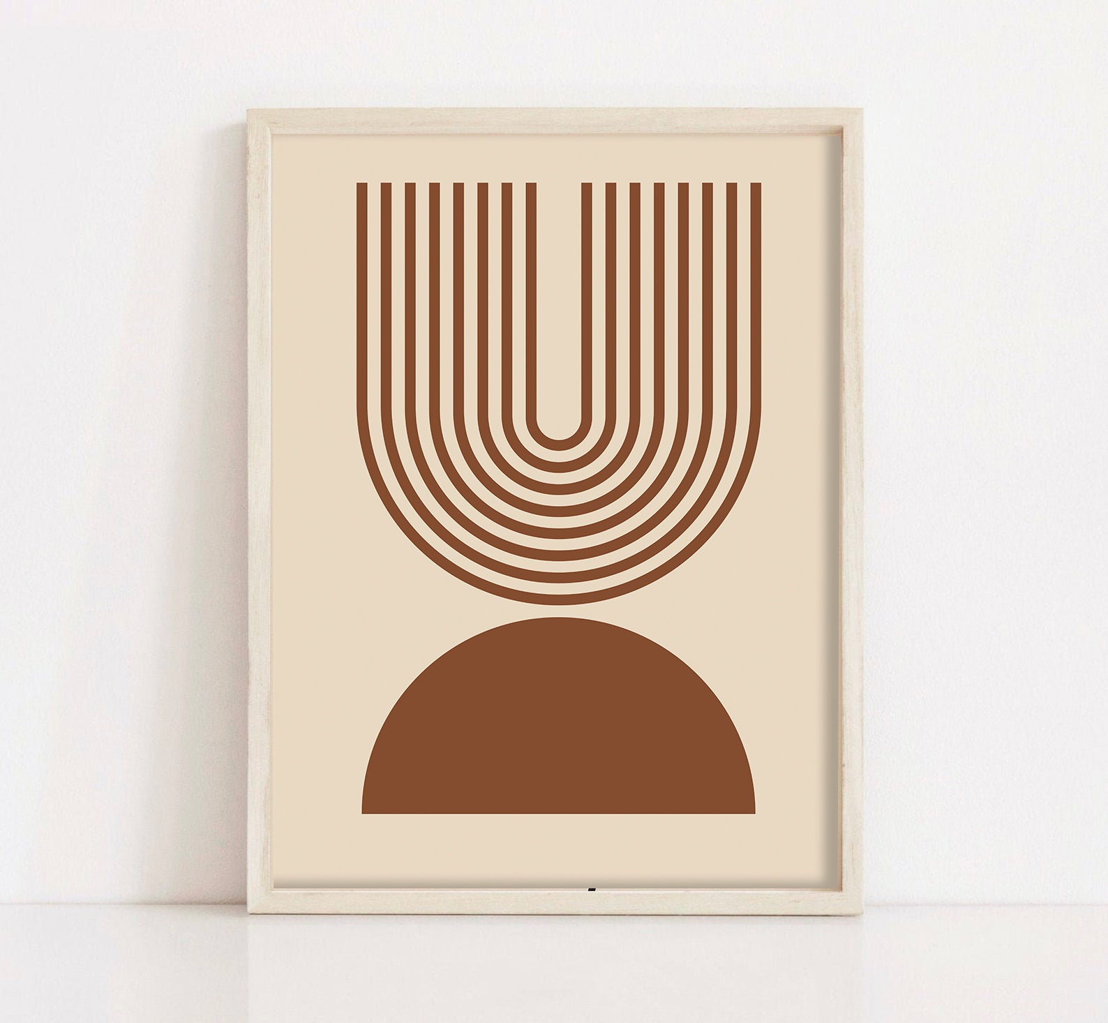 Art Print Set of 10 Abstract Modern Wall Art Geometric | Etsy