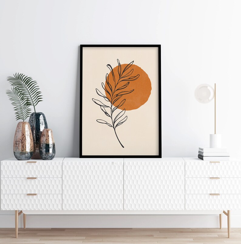 Boho Living Room Wall Art, Gallery Wall Set of 3, Modern Home Decor, Wall Decor Living Room, Printable Wall Art, Abstract Room Decor bild 10