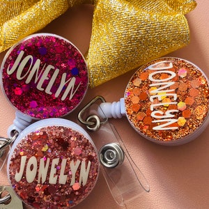 Carrete de insignia personalizado, Retráctil, Elegante y económico, Insignia de enfermera, Idea de regalo para el Día de la Madre
