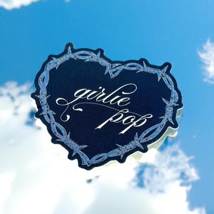 Girlie Pop Barbed Wire Heart Sticker