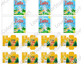 1:6 Scale Printies - Coloring Book & Crayons