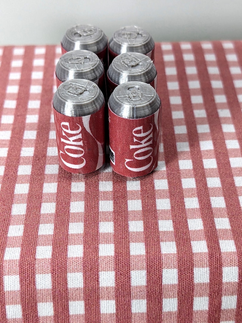 1:6 Miniature Picnic Scene – Realistic Handmade Display Coke