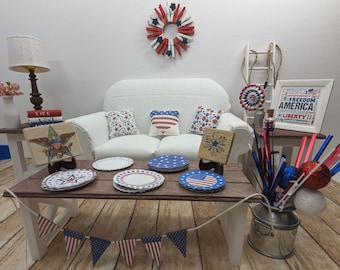 1:6 Scale Patriotic Decor
