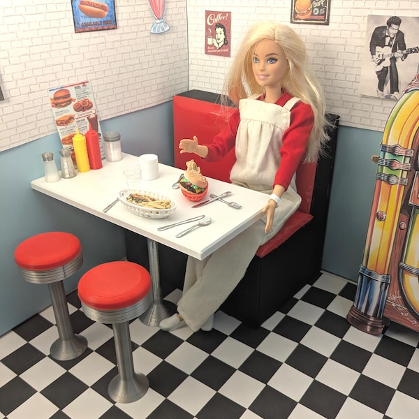 1:6 Scale Retro Diner/Kitchen Accessories