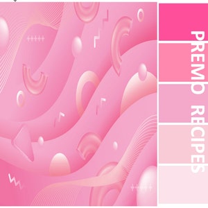 Polymer Clay Recipes #1112 - Pink Pastels