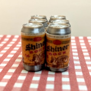 1:6 Miniature Picnic Scene – Realistic Handmade Display Schiner's Beer