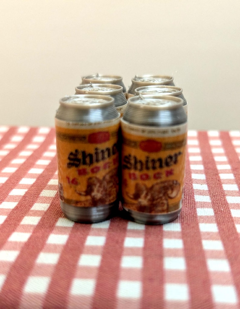 1:6 Miniature Picnic Scene – Realistic Handmade Display Schiner's Beer