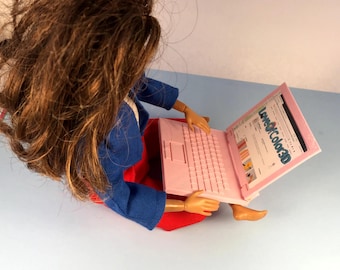 1:6 Scale Fashion Doll Laptop