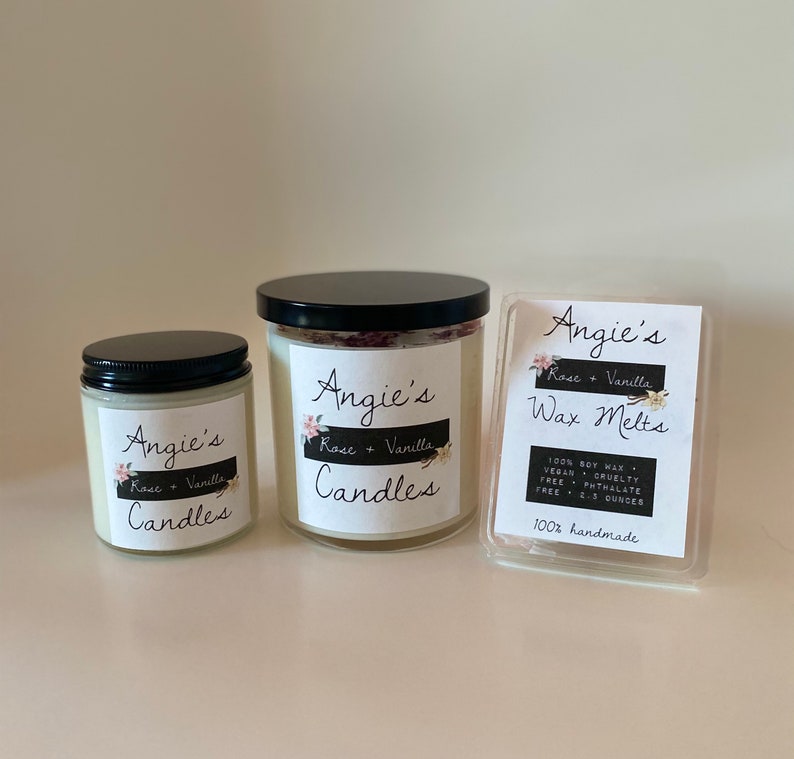 Rose Vanilla Candle