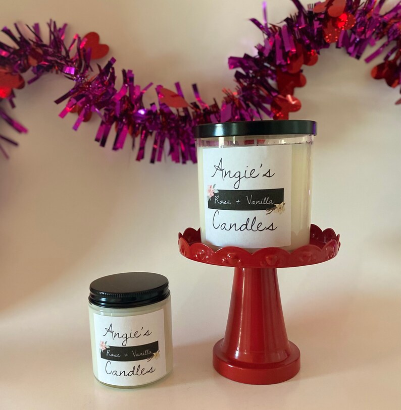 Rose Vanilla Candle