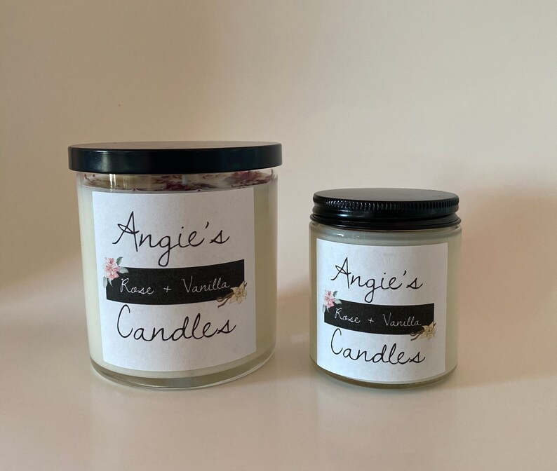 Rose Vanilla Candle