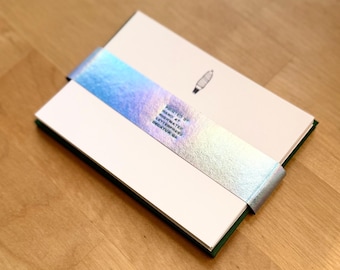 Set di biglietti d'auguri con stampa tipografica - Cono gelato