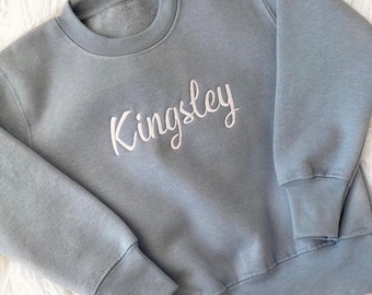 Personalised Kids Crew Neck Sweatshirt