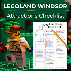 Elenco delle attrazioni di Legoland Windsor stampabile in formato PDF Elenco delle giostre di Legoland Windsor