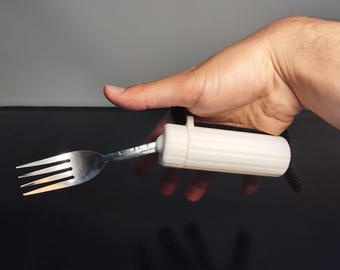 Movable Fork and Spoon - Flexible Mechanism that Can Play Up to 120 - Non-Slip Head Design - Easy to Attach and Detach