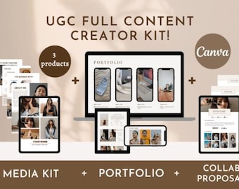 UGC Ersteller-Toolkit – Media Kit, Portfolio & Vertrag (Digitaler Download)