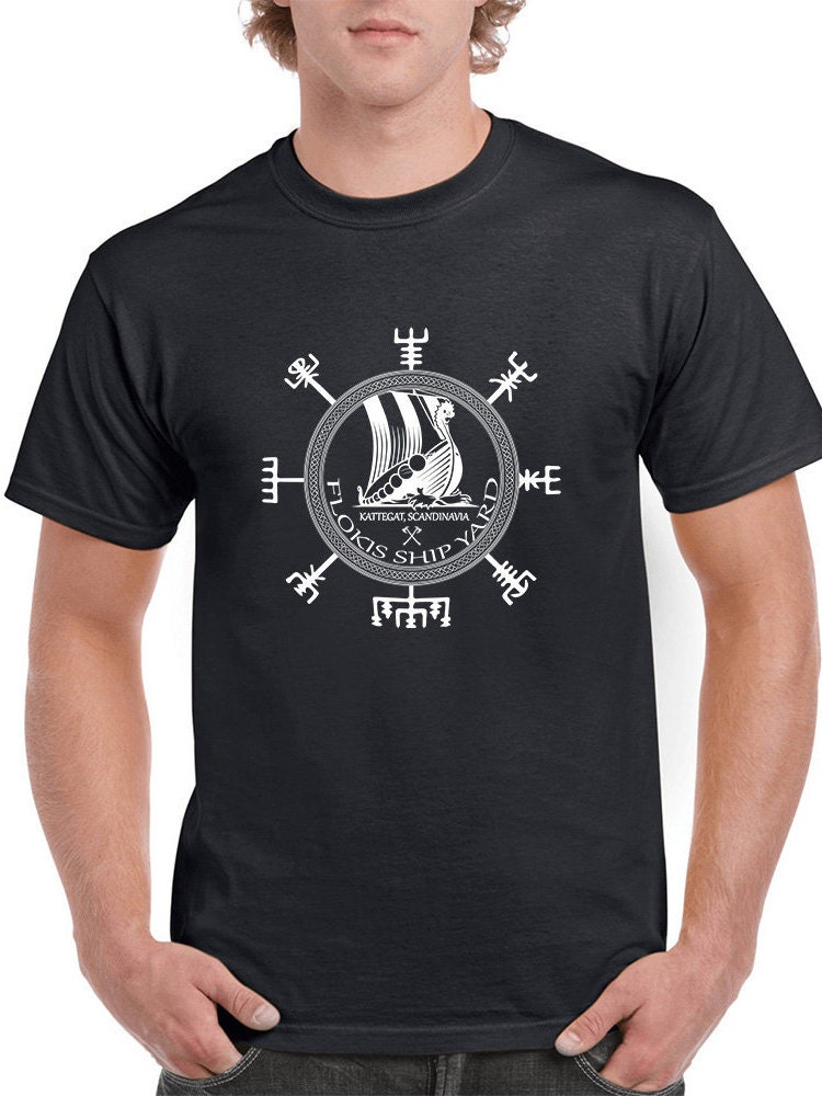 Flokis Ship Yard Hommes Unisexe Vikings Ragnar Lothbrok Lagertha Floki T-Shirt Cadeau Flokis Ship Yard Hommes Unisexe Vikings Ragnar Lothbrok Lagertha Floki T-Shirt Cadeau