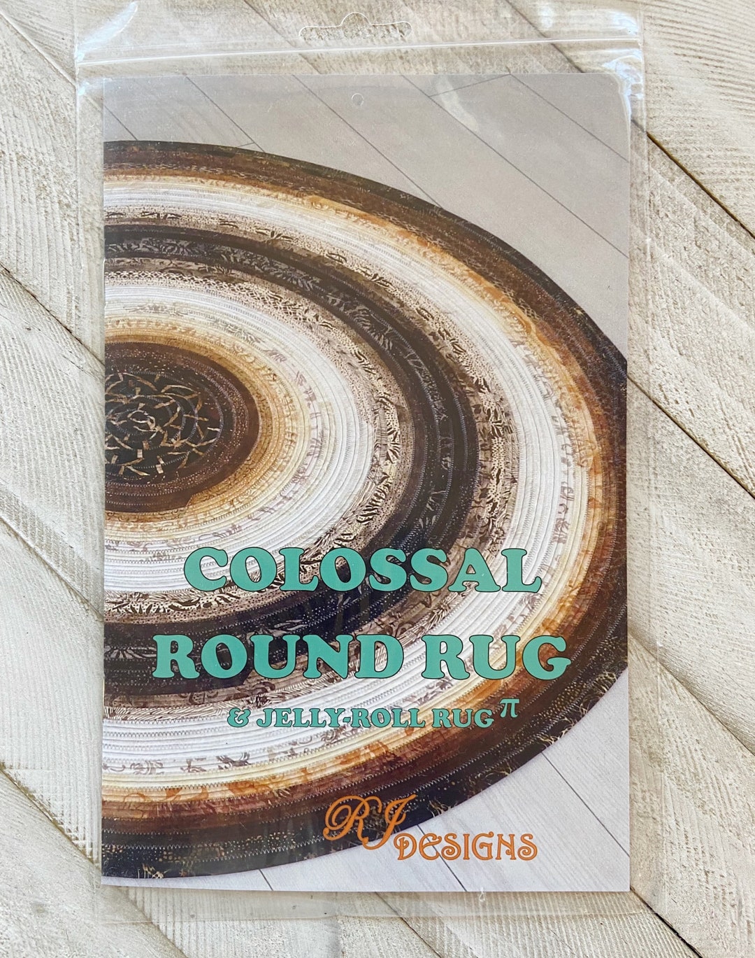 Colossal Round Rug & Jelly Roll Rug Pattern by RJ Designs Etsy