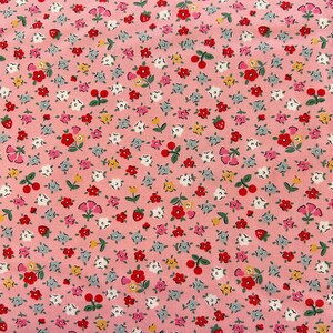Bitty Blossoms Pink ~ Home Sweet Home by Elea Lutz - Poppie Cotton Fabric : BTHY